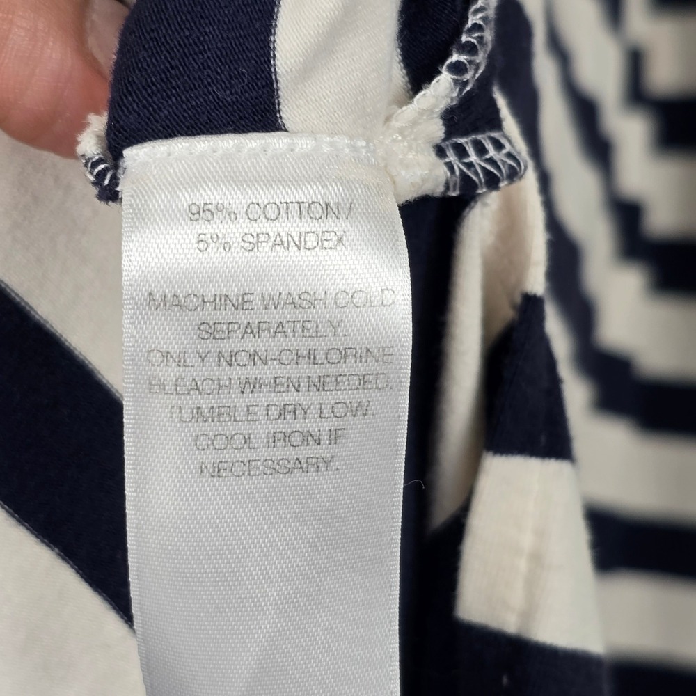 Vineyard Vines Navy White Striped Sleeveless Nautical Maxi Dress Small - Picture 8 of 9